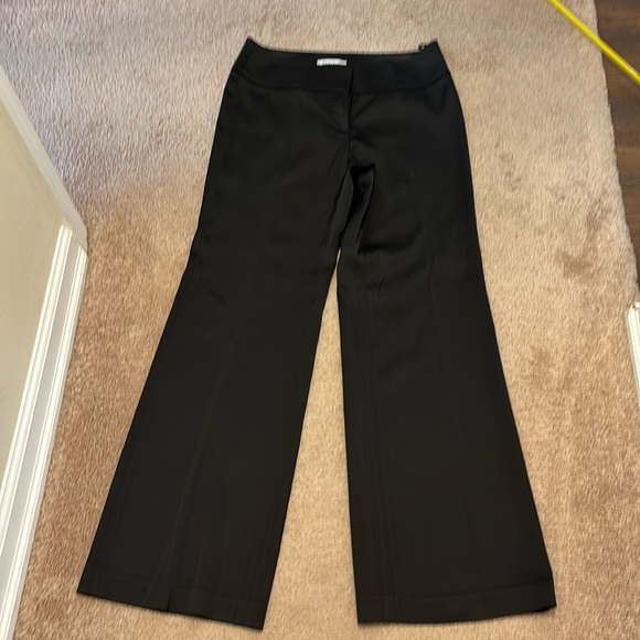 White House, Black market black satin pants ￼ size 8, measurements below - Picture 1 of 6